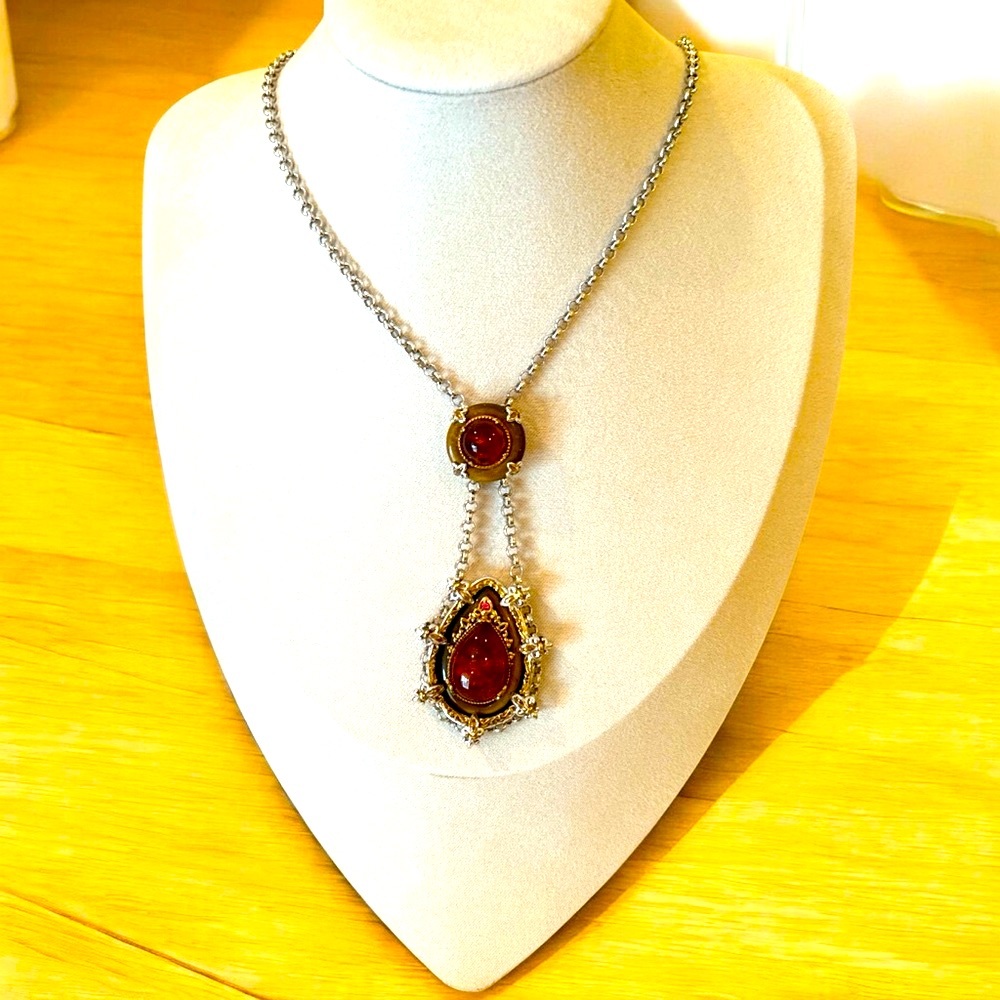 Vintage/ TEAR DROP AMBER/Stunning Citrine Set in 925 SILVER